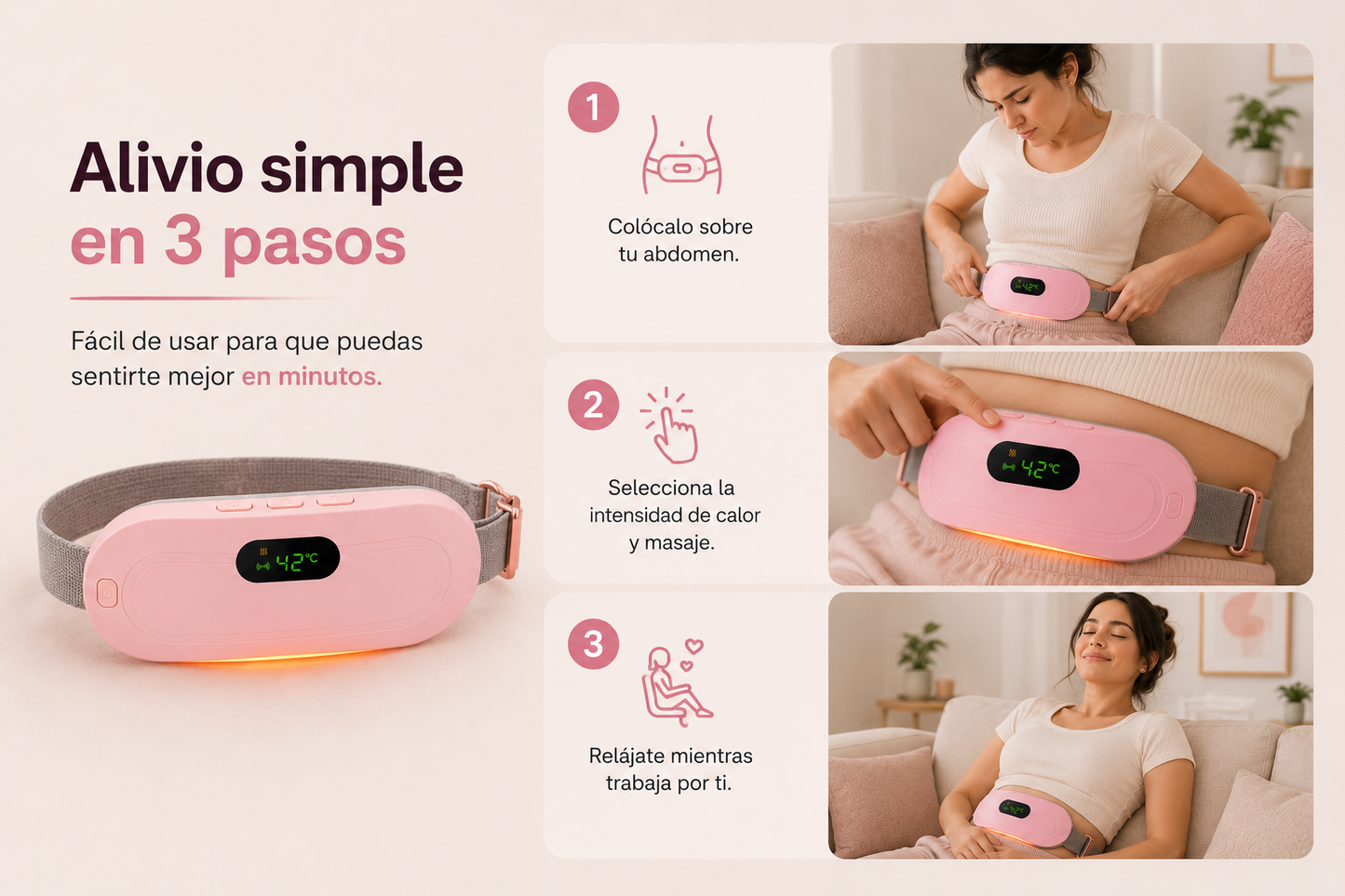 Alivia tus cólicos en minutos